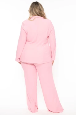Plus Size HBIC Pant Suit - Light Pink -Kitchensuppliesdeal IMG 4594