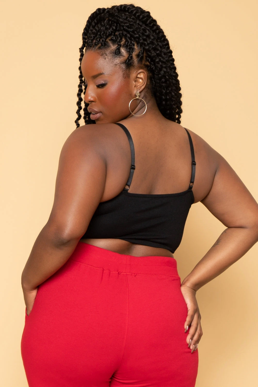 Plus Size Caged Bralette - Black Plus Size Caged Bralette - Black -Kitchensuppliesdeal curvy sense bralettes and bodysuits plus size caged bralette black 29708962201697