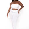 Plus Size Seamless Bandeau Bra - White -Kitchensuppliesdeal curvy sense bralettes and bodysuits plus size seamless bandeau bra white 30026144120929