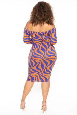 Plus Size Aida Abstract Cross Bodycon Dress - Royal Blue -Kitchensuppliesdeal curvy sense dresses plus size aida abstract cross bodycon dress royal blue 30324820279393