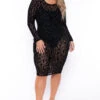 Plus Size Akila Leopard Bodycon Dress - Black 2 Plus Size Akila Leopard Bodycon Dress - Black -Kitchensuppliesdeal curvy sense dresses plus size akila leopard bodycon dress black 29587014811745