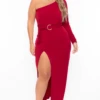 Plus Size Alana Belted Dress - Burgundy -Kitchensuppliesdeal curvy sense dresses plus size alana belted dress burgundy 29259028004961