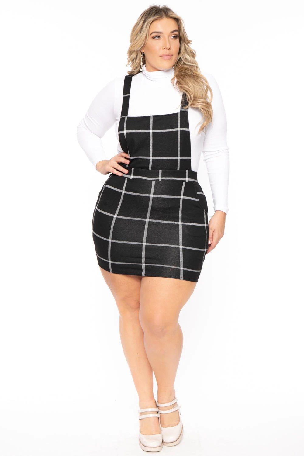 Plus Size Alicia Overall Dress- Black Plus Size Alicia Overall Dress- Black -Kitchensuppliesdeal curvy sense dresses plus size alicia overall dress black 30708424081505