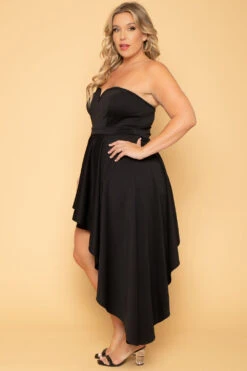 Plus Size Amara Ruffle Bodycon Dress- Black 5 Plus Size Amara Ruffle Bodycon Dress- Black -Kitchensuppliesdeal curvy sense dresses plus size amara ruffle bodycon dress black 29593074565217