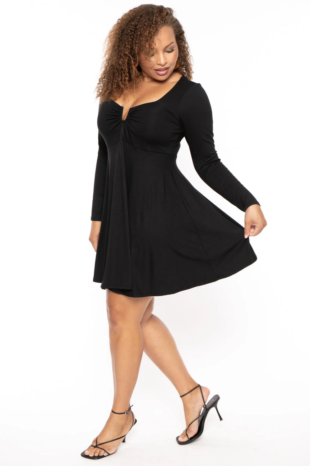 Plus Size Araseli Flare Dress - Black Plus Size Araseli Flare Dress - Black -Kitchensuppliesdeal curvy sense dresses plus size araseli flare dress black 30324029522017