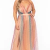 Plus Size Avianna Maxi Glitter Dress - Blush 2 Plus Size Avianna Maxi Glitter Dress - Blush -Kitchensuppliesdeal curvy sense dresses plus size avianna maxi glitter dress blush 29883216494689