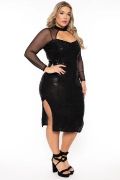 Plus Size Azariah Sweetheart Dress - Black -Kitchensuppliesdeal curvy sense dresses plus size azariah sweetheart dress black 30645867151457