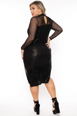 Plus Size Azariah Sweetheart Dress - Black -Kitchensuppliesdeal curvy sense dresses plus size azariah sweetheart dress black 30645867675745