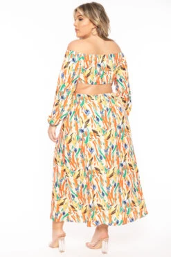 Plus Size Chelzy Maxi Dress - Multi -Kitchensuppliesdeal curvy sense dresses plus size chelzy maxi dress multi 31874940797025