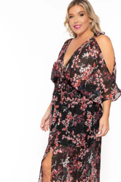 Plus Size Danielle Chiffon Maxi Dress - Black 5 Plus Size Danielle Chiffon Maxi Dress - Black -Kitchensuppliesdeal curvy sense dresses plus size danielle chiffon maxi dress black 30053584633953