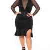 Plus Size Dayanara Midi Dress - Black 2 Plus Size Dayanara Midi Dress - Black -Kitchensuppliesdeal curvy sense dresses plus size dayanara midi dress black 30460516040801