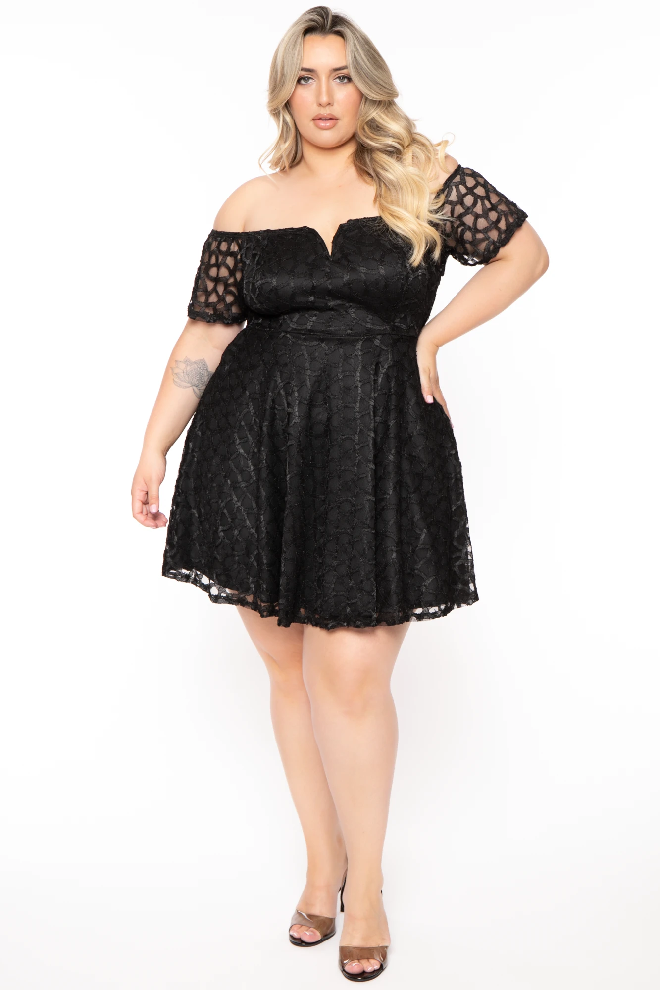 Plus Size Deana Off The Shoulder Lace Dress- Black Plus Size Deana Off The Shoulder Lace Dress- Black -Kitchensuppliesdeal curvy sense dresses plus size deana off the shoulder lace dress black 32335956508769
