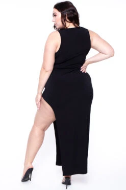Plus Size Eden Caged Dress - Black -Kitchensuppliesdeal curvy sense dresses plus size eden caged dress black 29708376408161