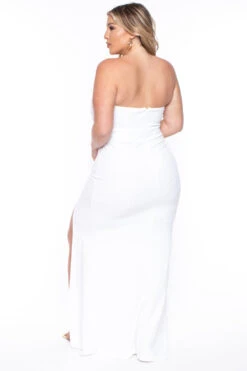 Plus Size Eliora Ruffled Dress- Ivory 6 Plus Size Eliora Ruffled Dress- Ivory -Kitchensuppliesdeal curvy sense dresses plus size eliora ruffled dress ivory 29272949784673