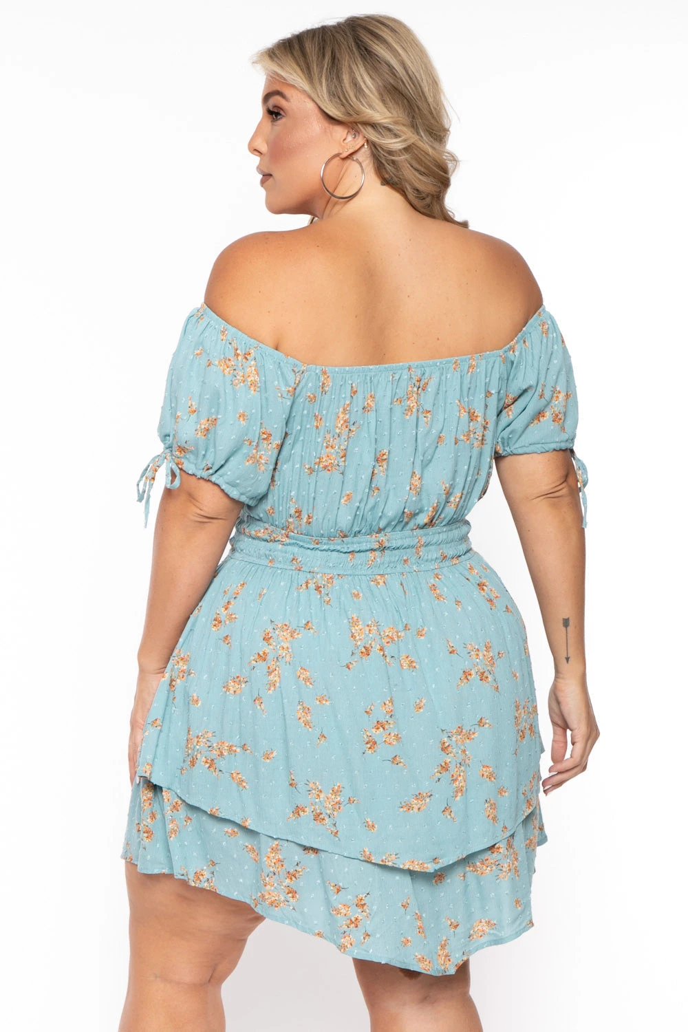 Plus Size Floral Sienna Swiss Dot Dress -Turquoise Plus Size Floral Sienna Swiss Dot Dress -Turquoise -Kitchensuppliesdeal curvy sense dresses plus size floral sienna swiss dot dress turquoise 30026205364321