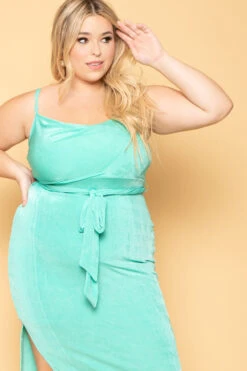 Plus Size Giuliana Slinky Bodycon Dress- Mint 4 Plus Size Giuliana Slinky Bodycon Dress- Mint -Kitchensuppliesdeal curvy sense dresses plus size giuliana slinky bodycon dress mint 29586481709153