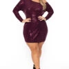 Plus Size Kasandra Sequins Dress - Burgundy 1 Plus Size Kasandra Sequins Dress - Burgundy -Kitchensuppliesdeal curvy sense dresses plus size kasandra sequins dress burgundy 30513218977889