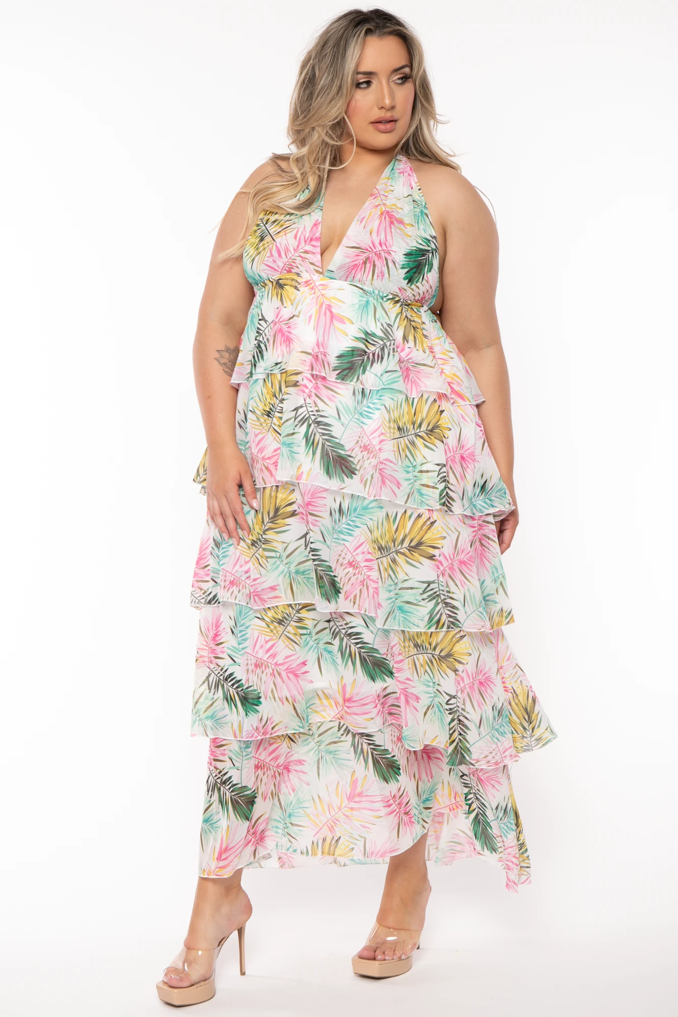 Plus Size Leilani Tropical Print Maxi Dress - Multi Plus Size Leilani Tropical Print Maxi Dress - Multi -Kitchensuppliesdeal curvy sense dresses plus size leilani tropical print maxi dress multi 32075920015457