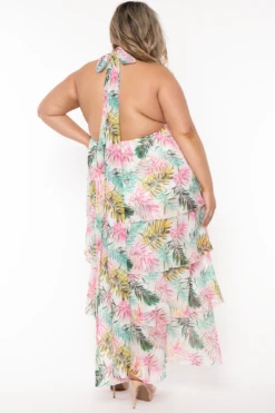 Plus Size Leilani Tropical Print Maxi Dress - Multi 4 Plus Size Leilani Tropical Print Maxi Dress - Multi -Kitchensuppliesdeal curvy sense dresses plus size leilani tropical print maxi dress multi 32075920080993