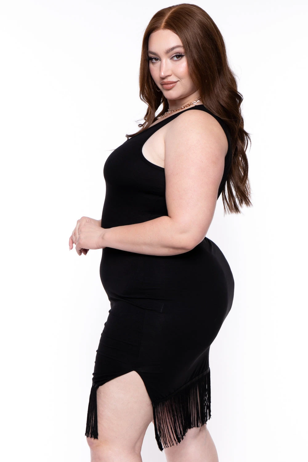 Plus Size Lola Fringe Dress- Black Plus Size Lola Fringe Dress- Black -Kitchensuppliesdeal curvy sense dresses plus size lola fringe dress black 29439939117153