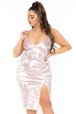 Plus Size Lorraine Velvet Cami Dress - Mauve 4 Plus Size Lorraine Velvet Cami Dress - Mauve -Kitchensuppliesdeal curvy sense dresses plus size lorraine velvet cami dress mauve 30714983514209