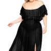 Plus Size Maia Off The Shoulder Maxi Dress - Black 1 Plus Size Maia Off The Shoulder Maxi Dress - Black -Kitchensuppliesdeal curvy sense dresses plus size maia off the shoulder maxi dress black 31556026695777