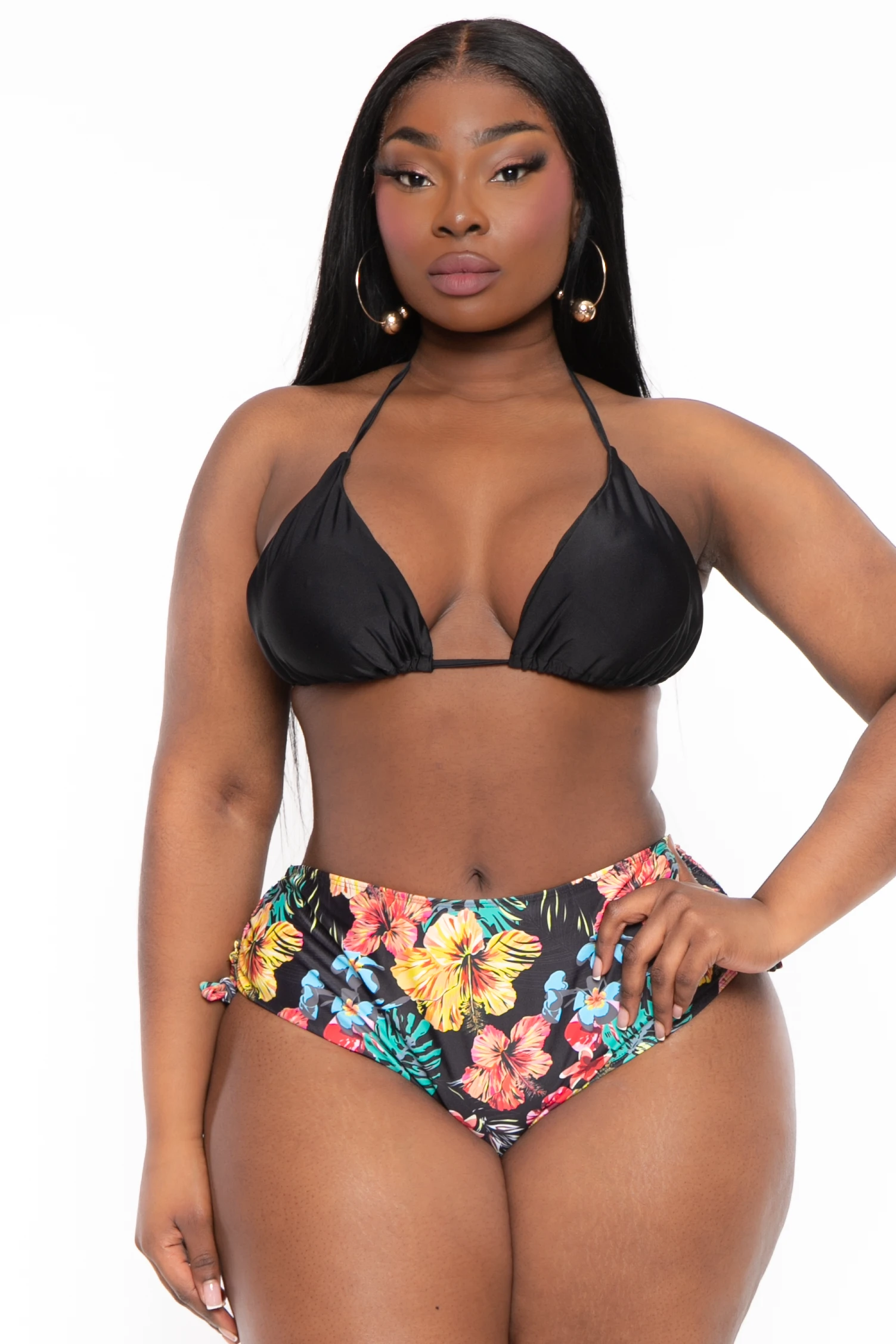 Plus Size Maui 3 Piece Swimwear Set - Black Plus Size Maui 3 Piece Swimwear Set - Black -Kitchensuppliesdeal curvy sense dresses plus size maui 3 piece swimwear set black 32222521655393