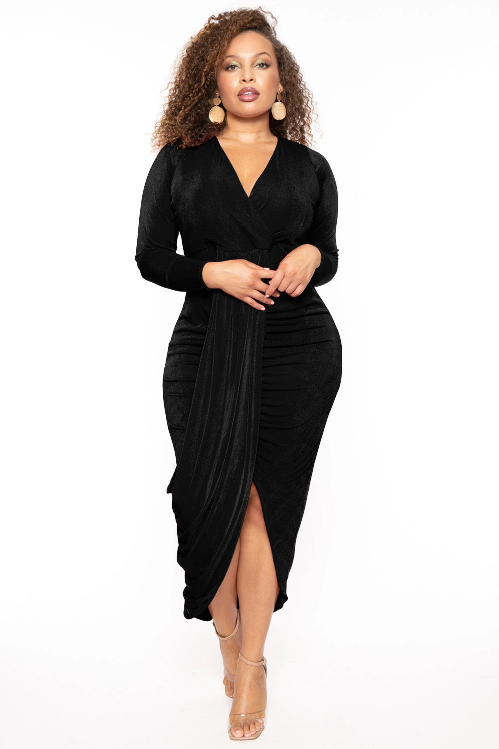 Plus Size Moon Kissed Slinky Bodycon Dress - Black Plus Size Moon Kissed Slinky Bodycon Dress - Black -Kitchensuppliesdeal curvy sense dresses plus size moon kissed slinky bodycon dress black 31626781720673