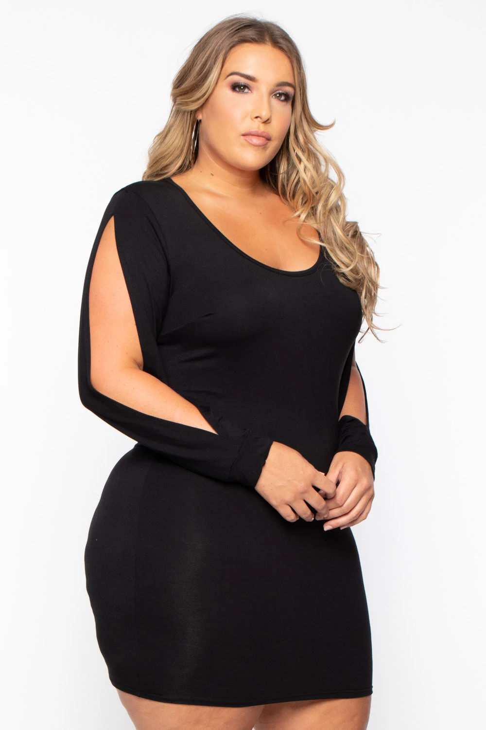 Plus Size Noire Bodycon Dress - Black Plus Size Noire Bodycon Dress - Black -Kitchensuppliesdeal curvy sense dresses plus size noire bodycon dress black 29886811570273
