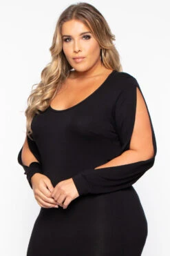 Plus Size Noire Bodycon Dress - Black 5 Plus Size Noire Bodycon Dress - Black -Kitchensuppliesdeal curvy sense dresses plus size noire bodycon dress black 29886812029025