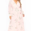Plus Size Priscilla Floral Maxi Dress - Pink 1 Plus Size Priscilla Floral Maxi Dress - Pink -Kitchensuppliesdeal curvy sense dresses plus size priscilla floral maxi dress pink 29260306382945