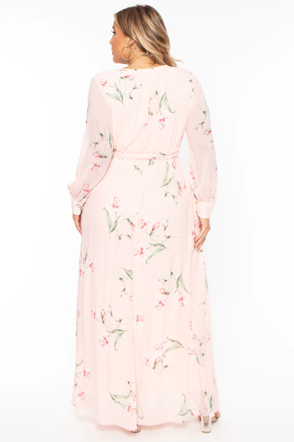 Plus Size Priscilla Floral Maxi Dress - Pink Plus Size Priscilla Floral Maxi Dress - Pink -Kitchensuppliesdeal curvy sense dresses plus size priscilla floral maxi dress pink 29260801343585