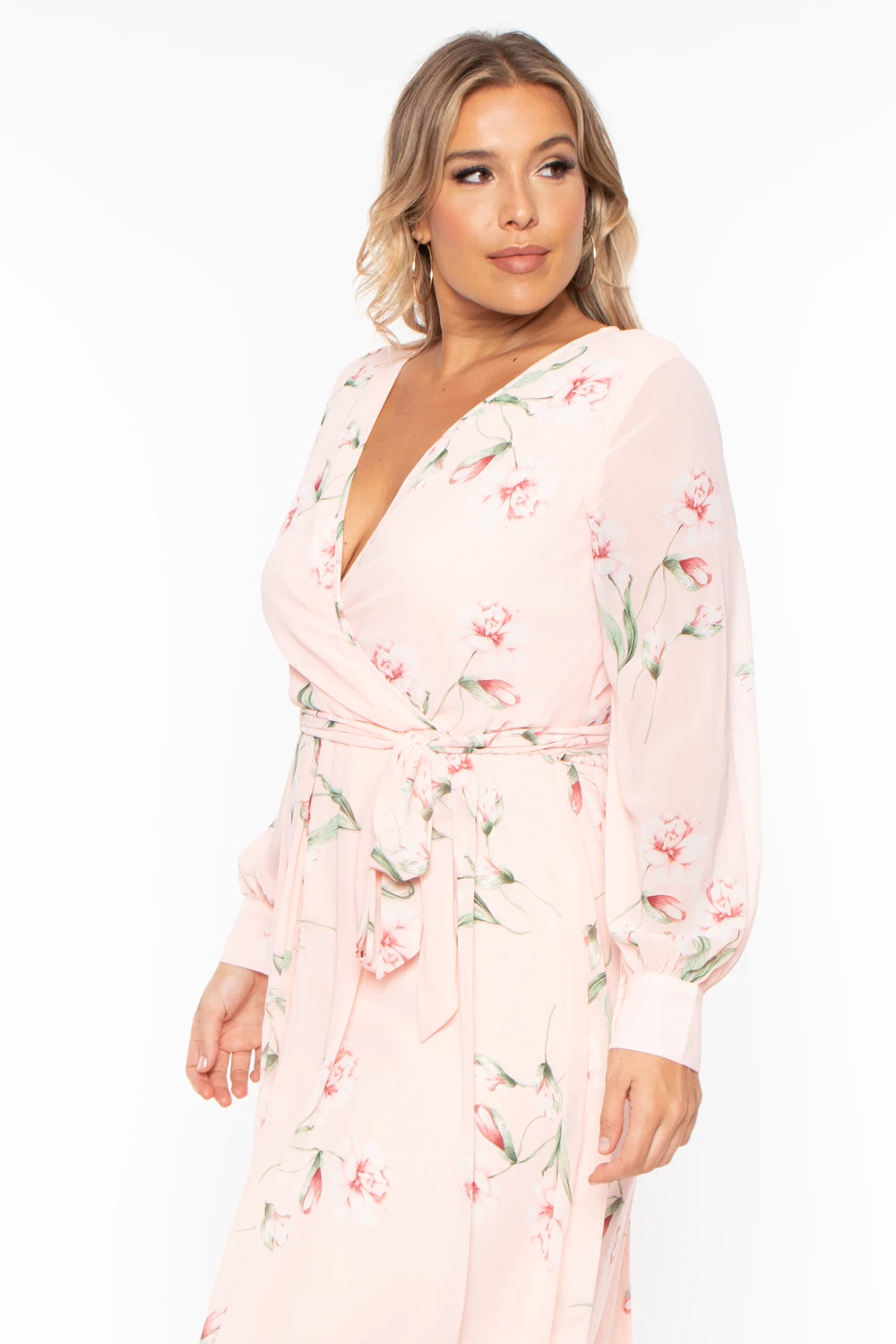 Plus Size Priscilla Floral Maxi Dress - Pink Plus Size Priscilla Floral Maxi Dress - Pink -Kitchensuppliesdeal curvy sense dresses plus size priscilla floral maxi dress pink 29260801704033