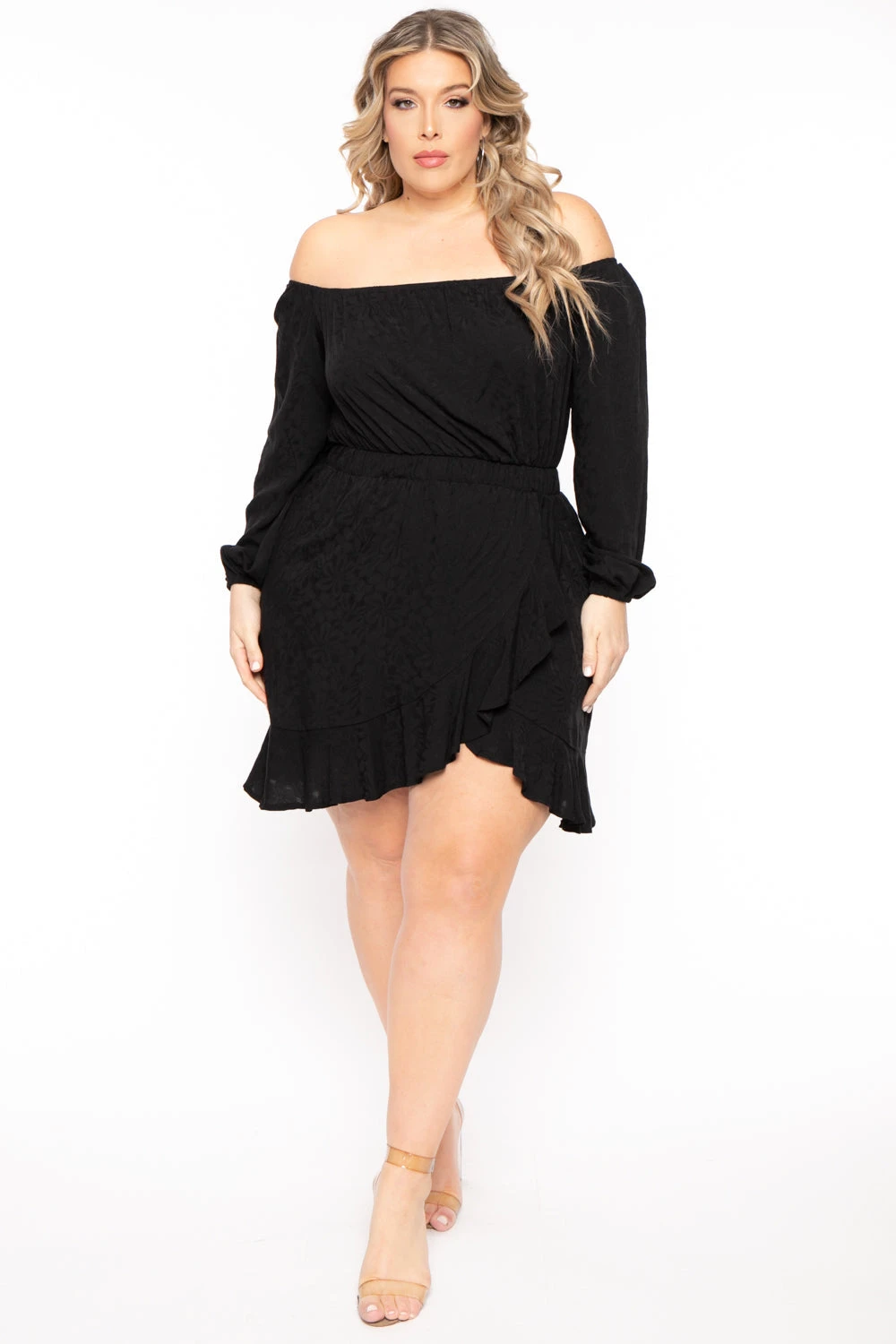 Plus Size Sabrina Off The shoulder Dress - Black Plus Size Sabrina Off The Shoulder Dress - Black -Kitchensuppliesdeal curvy sense dresses plus size sabrina off the shoulder dress black 31343409332321