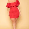 Plus Size Saia Bodycon Dress - Red 1 Plus Size Saia Bodycon Dress - Red -Kitchensuppliesdeal curvy sense dresses plus size saia bodycon dress red 29593187057761