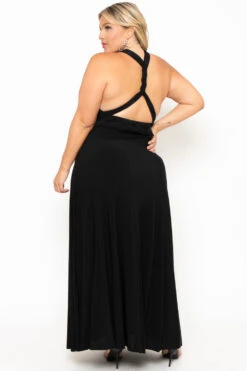 Plus Size Sashay Infinity Convertible Dress- Black 7 Plus Size Sashay Infinity Convertible Dress- Black -Kitchensuppliesdeal curvy sense dresses plus size sashay infinity convertible dress black 29590984654945