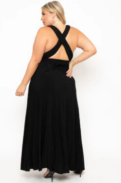 Plus Size Sashay Infinity Convertible Dress- Black 9 Plus Size Sashay Infinity Convertible Dress- Black -Kitchensuppliesdeal curvy sense dresses plus size sashay infinity convertible dress black 29590985506913