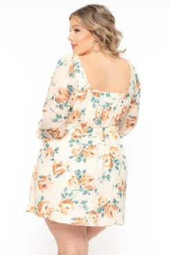 Plus Size Serena Chiffon Floral Dress - Ivory 6 Plus Size Serena Chiffon Floral Dress - Ivory -Kitchensuppliesdeal curvy sense dresses plus size serena chiffon floral dress ivory 31383848190049