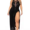 Plus Size Siren Shimmer Dress- Black -Kitchensuppliesdeal curvy sense dresses plus size siren shimmer dress black 30512165486689