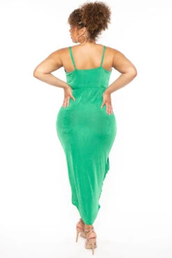Plus Size Sunkissed Slinky Dress - Green -Kitchensuppliesdeal curvy sense dresses plus size sunkissed slinky dress green 30453290106977