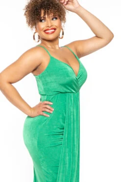 Plus Size Sunkissed Slinky Dress - Green -Kitchensuppliesdeal curvy sense dresses plus size sunkissed slinky dress green 30453290238049