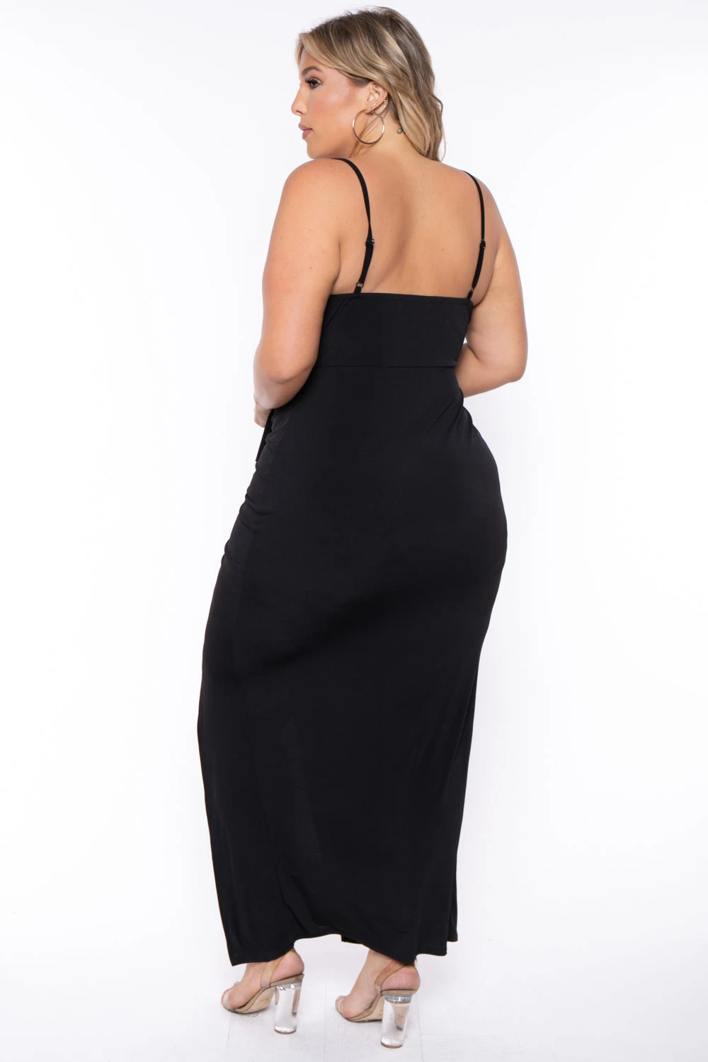 Plus Size Vanisa Ruched Maxi Dress - Black Plus Size Vanisa Ruched Maxi Dress - Black -Kitchensuppliesdeal curvy sense dresses plus size vanisa ruched maxi dress black 29448517746785