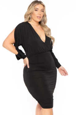 Plus Size Victoria Dress - Black -Kitchensuppliesdeal curvy sense dresses plus size victoria dress black 30708461600865