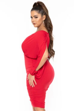 Plus Size Victoria Dress - Red -Kitchensuppliesdeal curvy sense dresses plus size victoria dress red 30708455473249