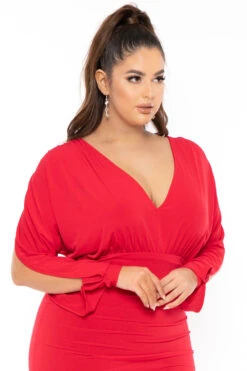 Plus Size Victoria Dress - Red -Kitchensuppliesdeal curvy sense dresses plus size victoria dress red 30708455669857