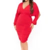 Plus Size Victoria Dress - Red 1 Plus Size Victoria Dress - Red -Kitchensuppliesdeal curvy sense dresses plus size victoria dress red 31541914140769