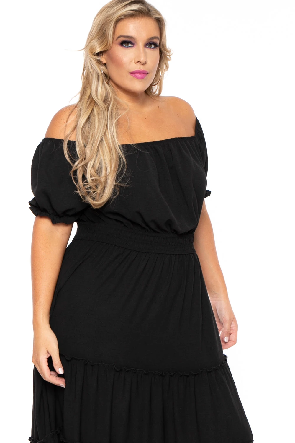 Plus Size Vivien Off The Shoulder Maxi Dress - Black Plus Size Vivien Off The Shoulder Maxi Dress - Black -Kitchensuppliesdeal curvy sense dresses plus size vivien off the shoulder maxi dress black 30191236317281
