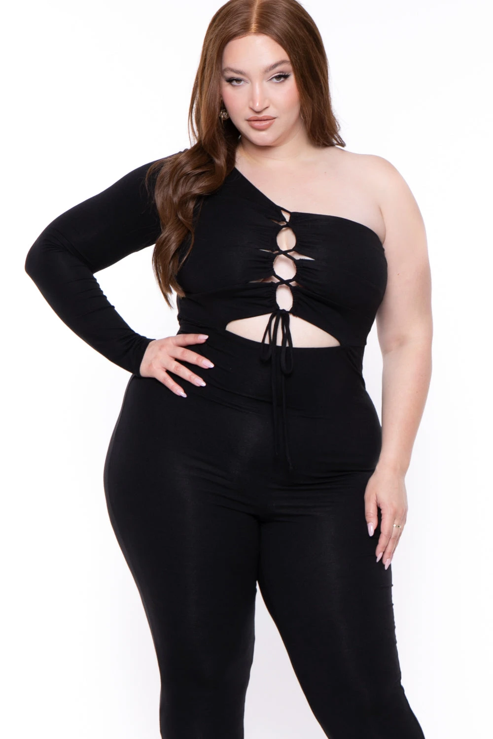 Plus Size Aaliyah Cut Out Jumpsuit - Black Plus Size Aaliyah Cut Out Jumpsuit - Black -Kitchensuppliesdeal curvy sense jumpsuits and rompers plus size aaliyah cut out jumpsuit black 29448075640929