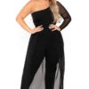 Plus Size Baylin Overlay Jumpsuit- Black 1 Plus Size Baylin Overlay Jumpsuit- Black -Kitchensuppliesdeal curvy sense jumpsuits and rompers plus size baylin overlay jumpsuit black 30074563625057