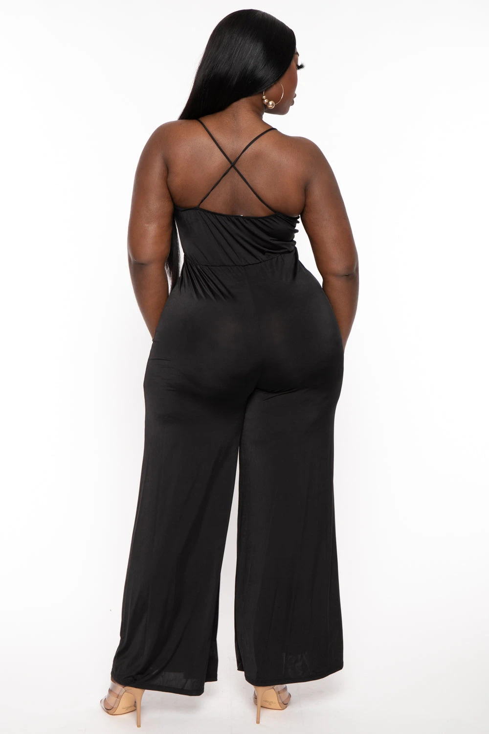 Plus Size Bre Cami Jumpsuit - Black Plus Size Bre Cami Jumpsuit - Black -Kitchensuppliesdeal curvy sense jumpsuits and rompers plus size bre cami jumpsuit black 31763743965281